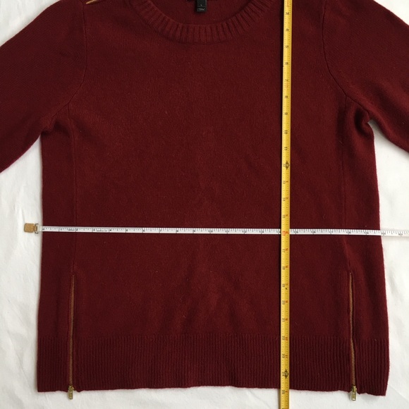 NWOT J.Crew Crewneck Sweater w/ Zipper Details - Picture 6 of 8
